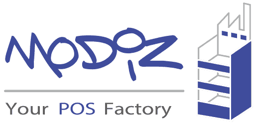 modiz logo new white